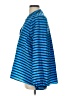 Aryn K. 100% Polyester Stripes Blue Long Sleeve Blouse Size L - photo 5