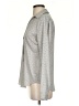 Ann Taylor 100% Polyester Polka Dots Gray Long Sleeve Blouse Size XS - photo 5