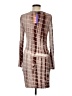 Shein Graphic Brown Cocktail Dress Size 8 - 10 - photo 2