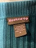 Hooked Up Teal Pullover Sweater Size M - photo 7