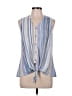 Assorted Brands Blue Sleeveless Blouse Size L - photo 1