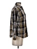 Steve Madden Plaid Brown Long Sleeve Button-Down Shirt Size S (estimated) - photo 4