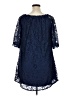 Ours Blue Cocktail Dress Size XL - photo 2