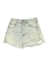 AGOLDE 100% Cotton Green Denim Shorts Size 25 waist - photo 1