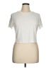 Shein Curve Ivory Short Sleeve Top Size 16 Plus (2) - photo 1