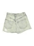 AGOLDE 100% Cotton Green Denim Shorts Size 25 waist - photo 2