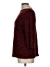 Norm Thompson Burgundy Red 3/4 Sleeve Top Size L - photo 5