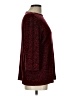 Norm Thompson Burgundy Red 3/4 Sleeve Top Size L - photo 4