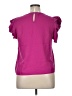 Shein 100% Polyester Pink Short Sleeve Top Size XL - photo 2