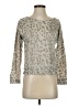 Current/Elliott 100% Cotton Animal Print Silver 3/4 Sleeve T-Shirt Size Sm (1) - photo 1