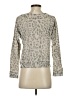 Current/Elliott 100% Cotton Animal Print Silver 3/4 Sleeve T-Shirt Size Sm (1) - photo 2
