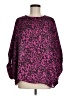 Caramela 100% Polyester Animal Print Pink Long Sleeve Blouse Size M - photo 1