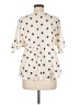 Shein 100% Polyester Ivory 3/4 Sleeve Blouse Size 8 - 10 - photo 2