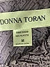 Donna Toran 100% Polyester Tweed Purple Long Sleeve Blouse Size M - photo 7
