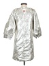H&M Metallic Silver Cocktail Dress Size XS - photo 2