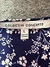 Collective Concepts 100% Polyester Floral Blue 3/4 Sleeve Blouse Size L - photo 4