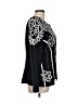 Serafina 100% Polyester Graphic Black Jacket Size 12 - photo 4