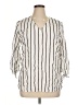 The Limited Ivory 3/4 Sleeve Blouse Size XL - photo 1