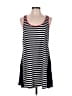 Green Envelope Stripes Black Casual Dress Size L - photo 1