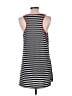 Green Envelope Stripes Black Casual Dress Size L - photo 2