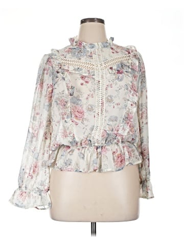 Sweet Rain Long Sleeve Blouse (view 1)