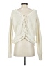 Aqua 100% Polyester Ivory Pullover Sweater Size S - photo 2