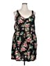 Assorted Brands Tropical Black Casual Dress Size XXL - photo 1