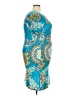 Rouge Paisley Teal Casual Dress Size 2X - photo 4