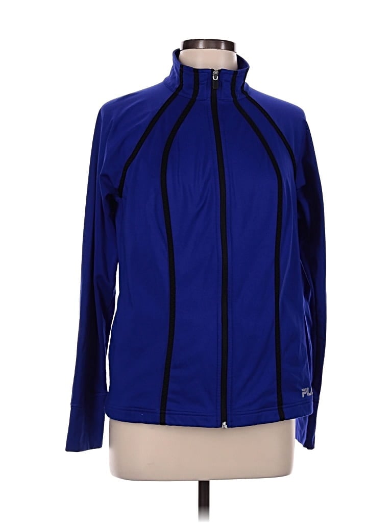 Pre-owned Fila Sport Track Jacket In Blue