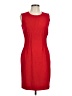 Calvin Klein Solid Red Cocktail Dress Size L (estimated) - photo 1