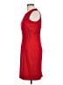 Calvin Klein Solid Red Cocktail Dress Size L (estimated) - photo 5