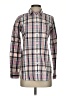J.Crew 100% Cotton Plaid Ivory Long Sleeve Button-Down Shirt Size 0 - photo 1