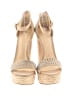 Alexandre Birman 100% Leather Ivory Tan Suede Heels Size EU 40 - photo 2