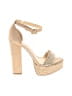 Alexandre Birman 100% Leather Ivory Tan Suede Heels Size EU 40 - photo 1