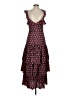 Likely 100% Polyester Hearts Burgundy Casual Dress Size 4 - photo 2