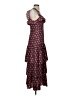 Likely 100% Polyester Hearts Burgundy Casual Dress Size 4 - photo 4