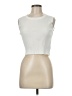 DAZY Ivory Sleeveless T-Shirt Size M - photo 1