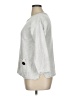 Bay Studio 100% Cotton Solid White Silver Pullover Sweater Size XL - photo 5