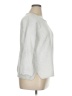 Bay Studio 100% Cotton Solid White Silver Pullover Sweater Size XL - photo 4
