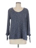 Allie & Rob Blue Pullover Sweater Size M - photo 1