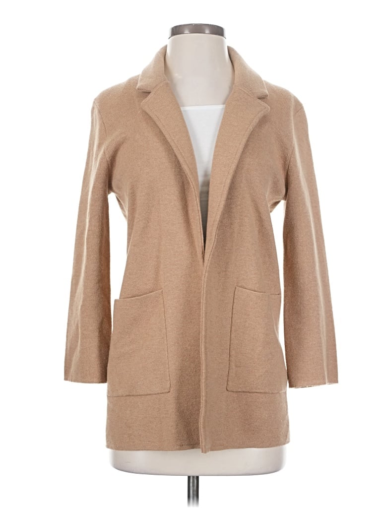 Pre-owned Jcrew Coat In Tan
