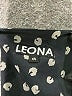 LEONA 100% Silk Stars Black Short Sleeve Silk Top Size XS - photo 7