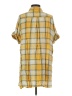 Volcom 100% Viscose Yellow Short Sleeve Button-Down Shirt Size XS - Sm - photo 2