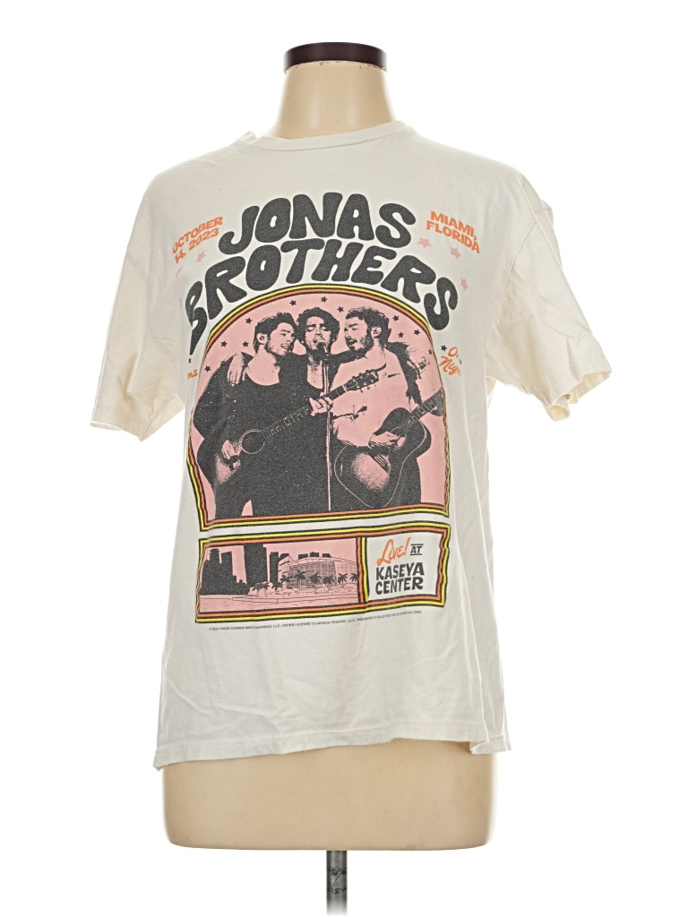 Pre-owned Assorted Brands Short Sleeve T-shirt In White