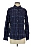 Cabela's 100% Nylon Argyle Blue Long Sleeve Button-Down Shirt Size S - photo 1