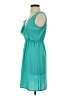 Studio Y 100% Polyester Solid Teal Cocktail Dress Size S - photo 5