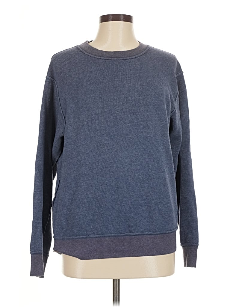 Pre-owned Assorted Brands Pullover Sweater In Blue