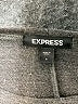 Express Solid Gray Casual Dress Size S - photo 7