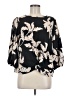 Olivia Grey Black 3/4 Sleeve Blouse Size M - photo 1