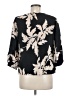 Olivia Grey Black 3/4 Sleeve Blouse Size M - photo 2